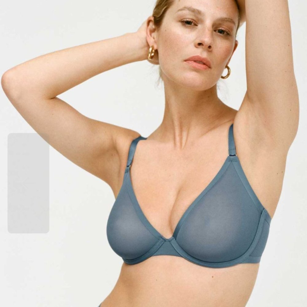 CUUP Sea Plunge Bra 32E semi-sheer